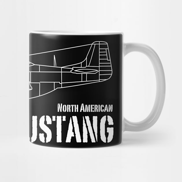 North American P-51D Mustang by BearCaveDesigns